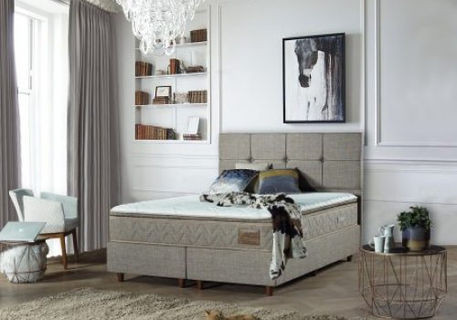 מיטה מרופדת עם ארגז ענק דגם טורינו